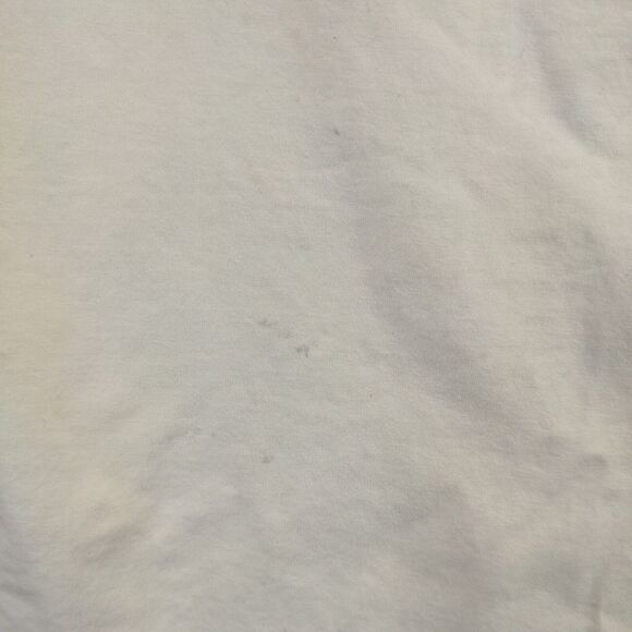 Makobi Womens Top Plus Size 3X Cream Shirt Shiny Skull Graphic Logo - Picture 9 of 12